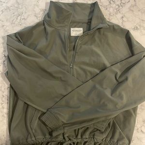 Abercrombie soft A&F collection quarter zip